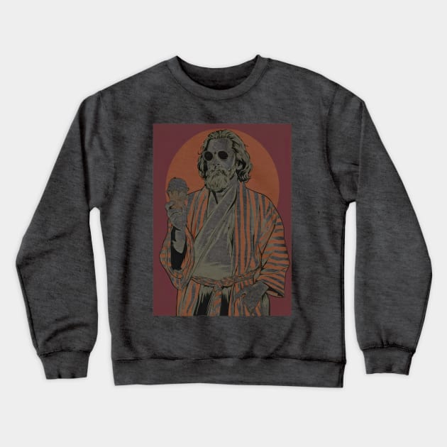 The big lebowski the dude and ice cream Crewneck Sweatshirt by Aldrvnd